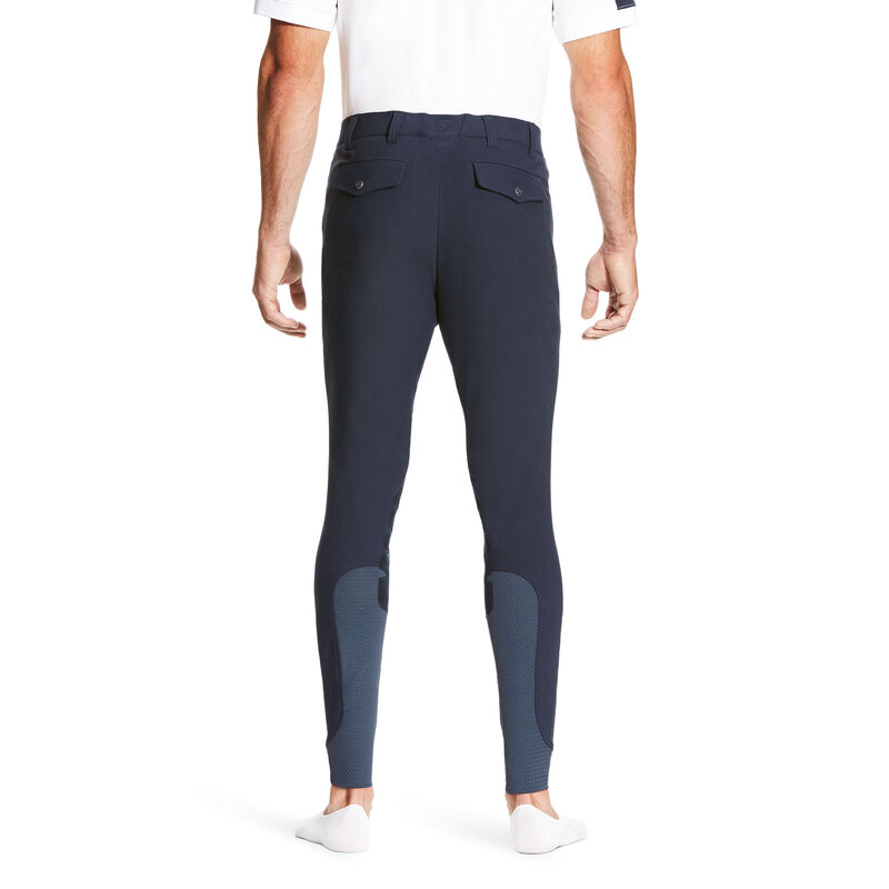 Ariat English: Heritage Elite Knee Patch Breech Leggings Hombre - Azul Marino (CXRDN4693)